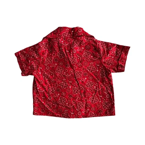 Vintage Kid’s 70's Cowboy Western Jacket & Bandana Print Button Down- 3T - Picture 10 of 10